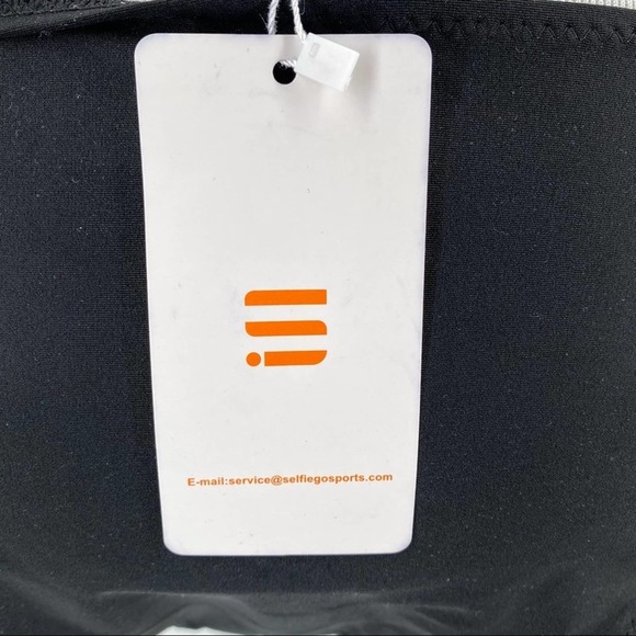 NEW Selfiego Black Mesh Stripe One Piece Swimsuit - Picture 6 of 10